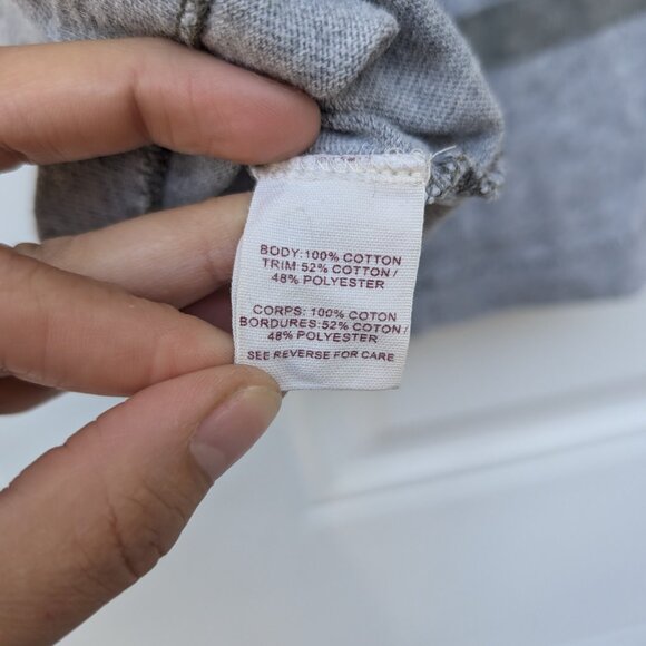 Free People Y2K Vintage Football Jersey Long Sleeve Hooded Tee Women's Medium - Picture 6 of 6